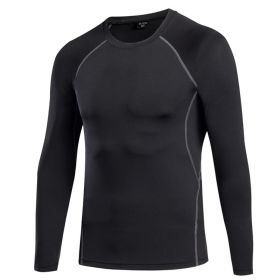 Men's Athletic Long Sleeve Compression Shirts Cool Dry Sport Workout Underwear Shirt,Athletic Base Layer Top (size: S)