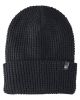 Adult Vertex Knit Beanie - BLACK MELANGE - OS