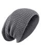 Adult Vertex Knit Beanie - BLACK MELANGE - OS