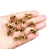 5/10/25pcs Artificial Bumblebee Fly Fishing Lures Baits Trout Bionic Flies For Trout Fishing